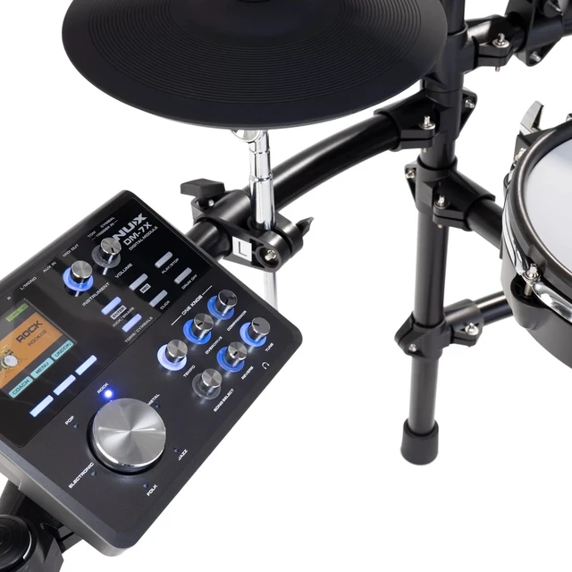 Alt view image 5 of 7 - NUX DM-7X Professional Digital Drum, Audio Technica ATH-M50X, Drum Sticks Bundle