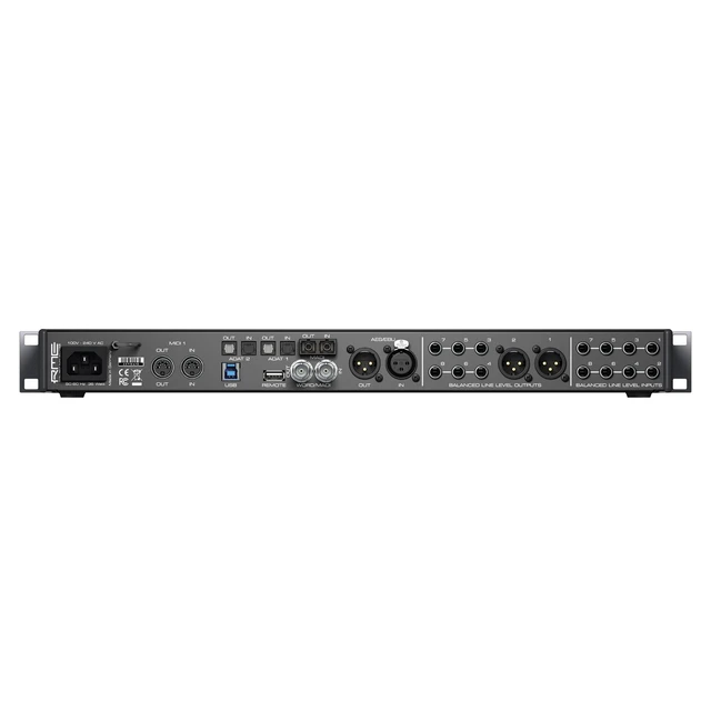 Alt view image 3 of 6 - RME Fireface UFX III Audio Interface, (2) Presonus Eris4.5 Monitors, Monitor Stands, (2) XLR to /1/4 Bundle