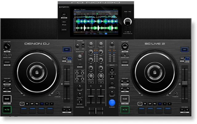 Main image of Denon DJ SC Live 2 Standalone DJ Controller with 7" Touchscreen, Built-In Speakers and Wi-Fi