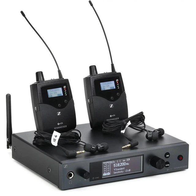 Alt view image 2 of 7 - Sennheiser ew IEM G4-Twin Wireless Monitor System