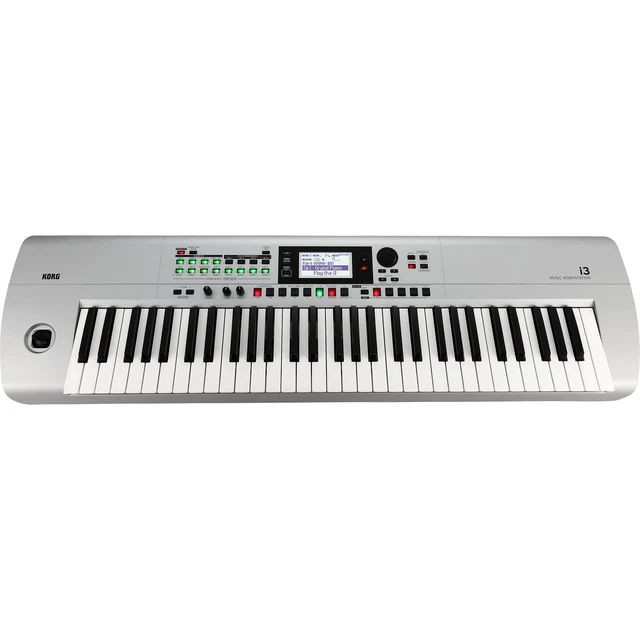 Alt view image 3 of 7 - Korg i3 Arranger Keyboard (Silver), Tascam TH02, (2) 1/4 Cables Bundle
