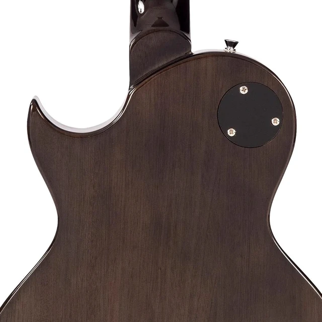 Alt view image 5 of 7 - Vintage V100TBK Electric Guitar, Flamed Black, ErnieBall Cable, Hercules Stand Bundle