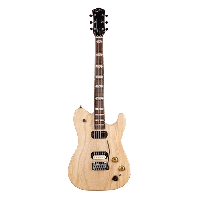 Alt view image 2 of 7 - Godin (051489) Radium-X Electric Guitar, Natural, Godin v1091 Hardshell Case Bundle