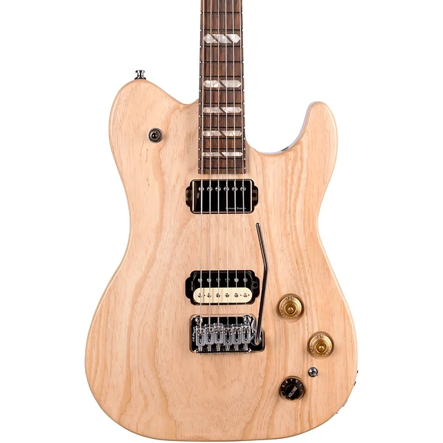 Alt view image 4 of 7 - Godin (051489) Radium-X Electric Guitar, Natural, GFW-GTR-SEAT, Stand, ErnieBall 1/4 Cable Bundle
