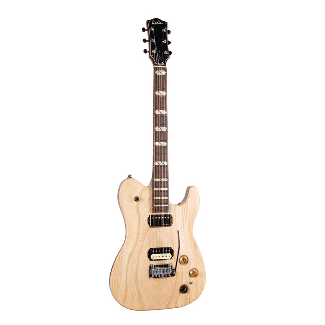 Alt view image 3 of 7 - Godin (051489) Radium-X Electric Guitar, Natural, GFW-GTR-SEAT, Stand, ErnieBall 1/4 Cable Bundle