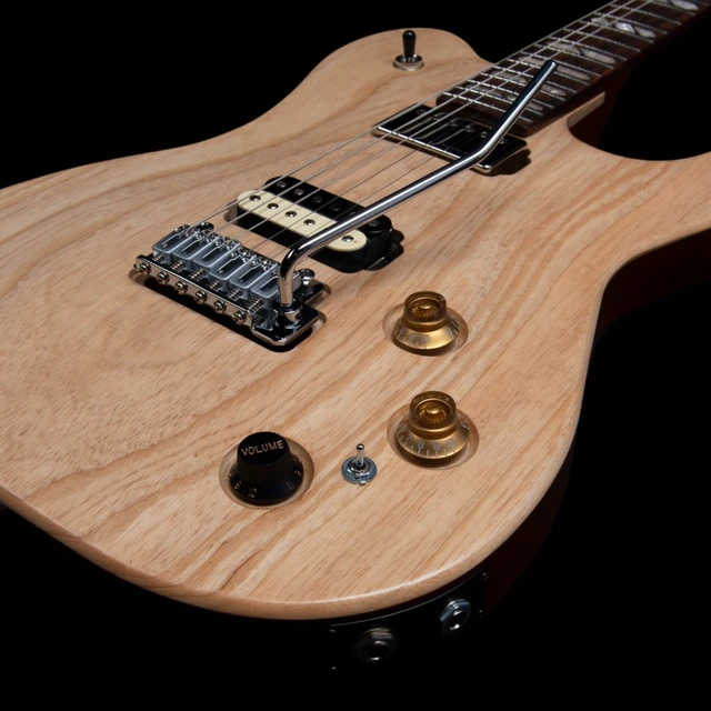 Alt view image 6 of 7 - Godin (051489) Radium-X Electric Guitar, Natural, GFW-GTR-SEAT, Stand, ErnieBall 1/4 Cable Bundle