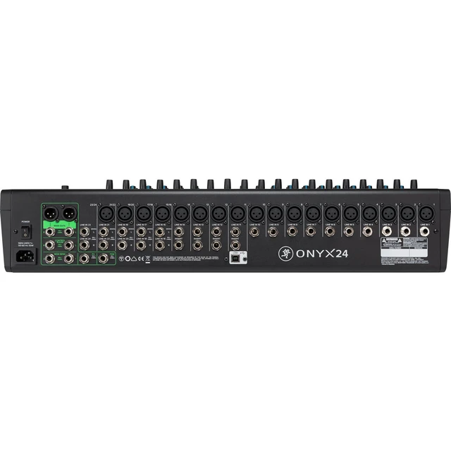 Alt view image 4 of 5 - Mackie Onyx24 24-channel Analog Mixer, (24) XLR 15ft Cables Bundle
