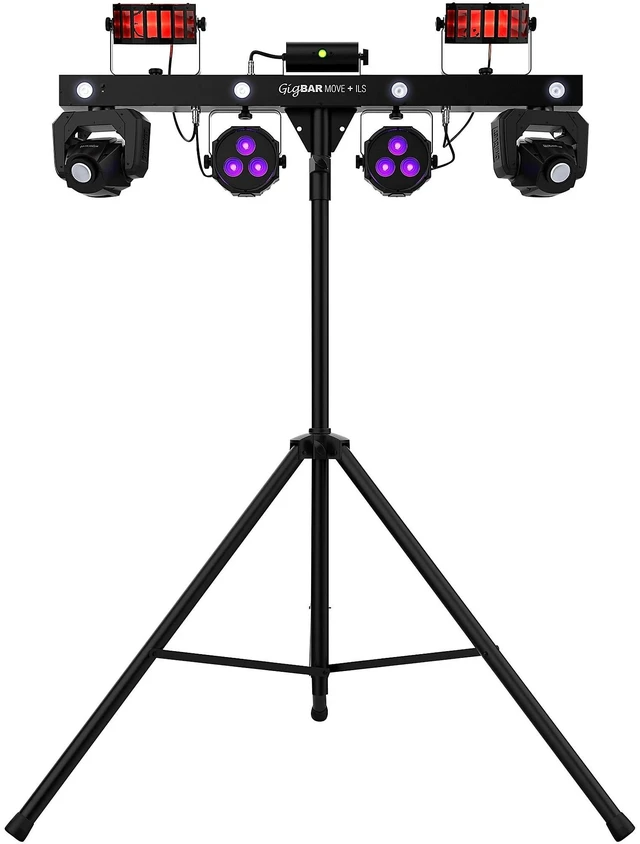 Alt view image 2 of 6 - Chauvet DJ GigBar Move + ILS 5-in-1 LED Lighting System with 2 Moving Heads