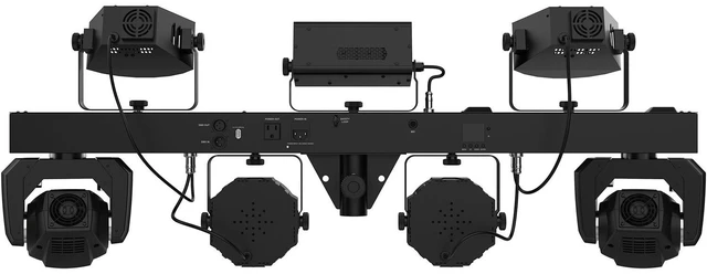 Alt view image 6 of 6 - Chauvet DJ GigBar Move + ILS 5-in-1 LED Lighting System with 2 Moving Heads