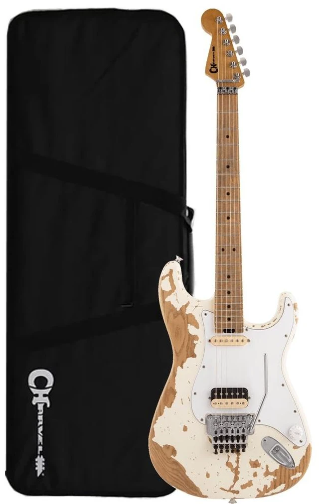 Main image of Charvel Henrik Danhage Limited Edition Signature Pro-Mod So-Cal Style 1 - White Relic