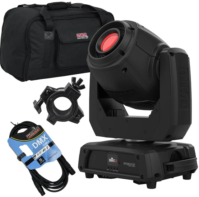 Main image of Chauvet DJ Intimidator Spot 360X, Gator TOTE10, DMX Cable, Clamp Bundle