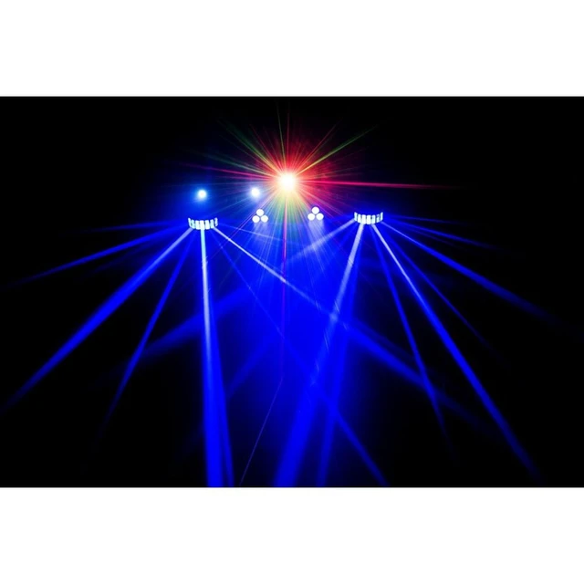 Alt view image 7 of 7 - (2) Chauvet DJ GigBAR 2 All-In-One Lighting System, Rockville ROCKFORCE W4 384, (2) DMX Cables Bundle