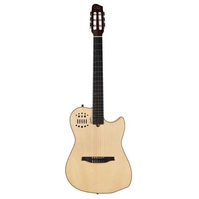 Alt view image 2 of 7 - Godin (004690) MultiAc Nylon SA Electric Guitar, Gator 4G Series, (3) D'Addario EJ46, ErnieBall Cable Bundle