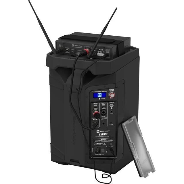 Alt view image 7 of 7 - Electro-Voice Everse 8 Battery Speaker, Mic Stand, Shure SV100, XLR Cable Bundle