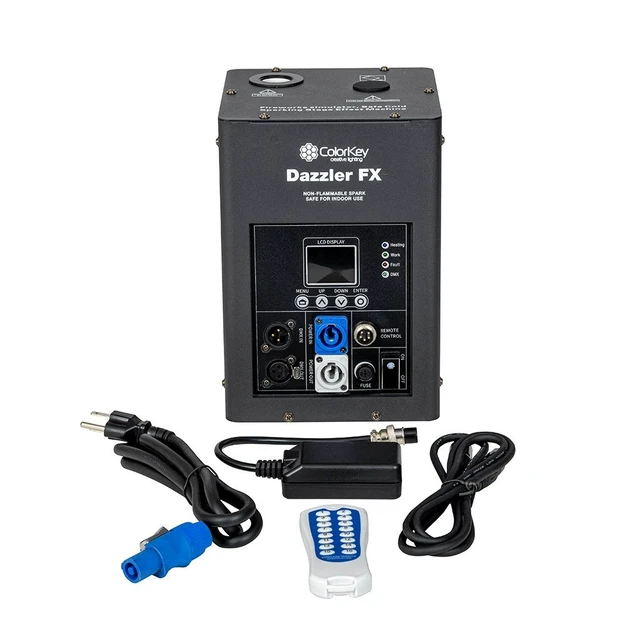 Alt view image 5 of 7 - Colorkey Dazzler FX Cold Spark Machine (Black)