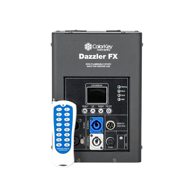 Alt view image 4 of 7 - Colorkey Dazzler FX Cold Spark Machine (Black)
