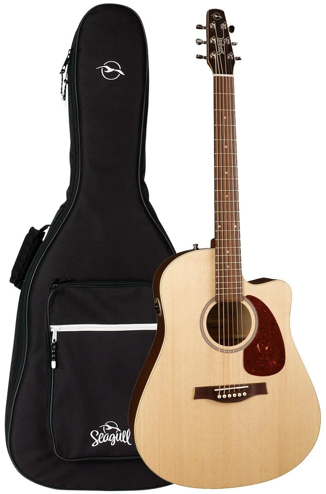 Main image of Seagull (051908) Coastline Slim CW Spruce Presys II Acoustic Electric Guitar - Natural