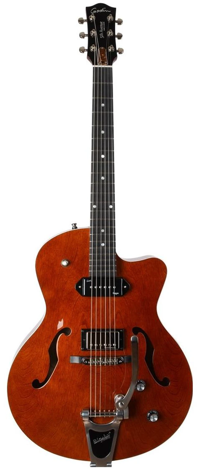 Main image of Godin 5th Avenue Uptown Custom Hollowbody Electric Guitar - Havana Brown