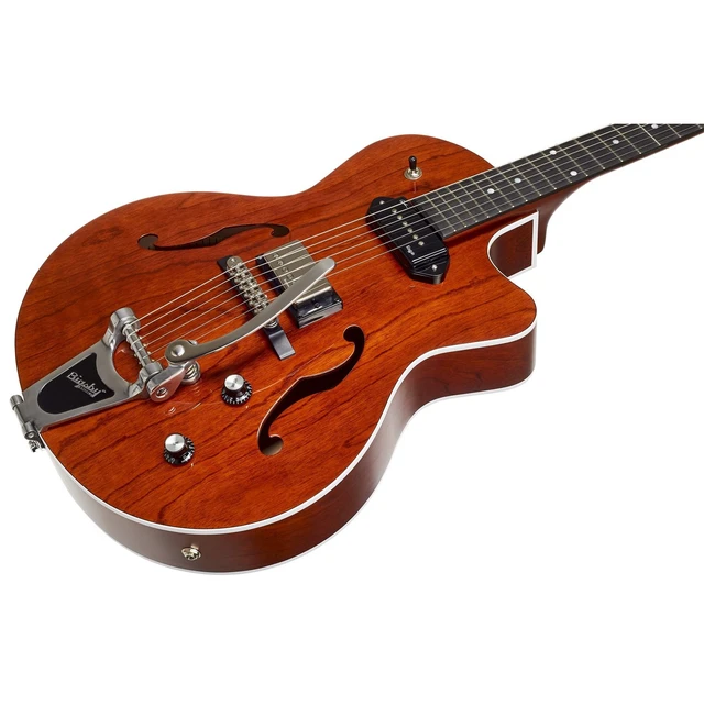 Alt view image 5 of 7 - Godin 5th Avenue Uptown Custom Hollowbody Electric Guitar - Havana Brown