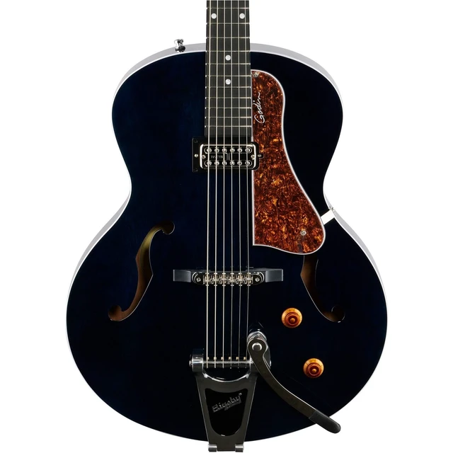 Alt view image 5 of 7 - Godin 5th Avenue Night Club Hollowbody Electric Guitar - Indigo Blue