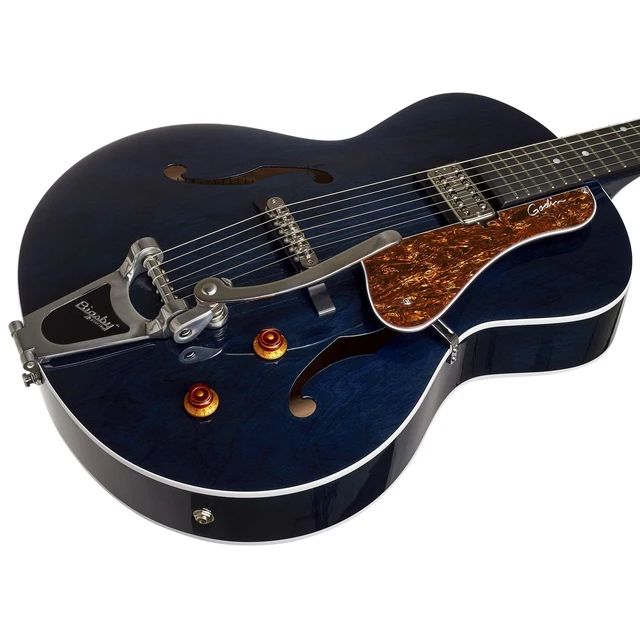 Alt view image 7 of 7 - Godin 5th Avenue Night Club Hollowbody Electric Guitar - Indigo Blue