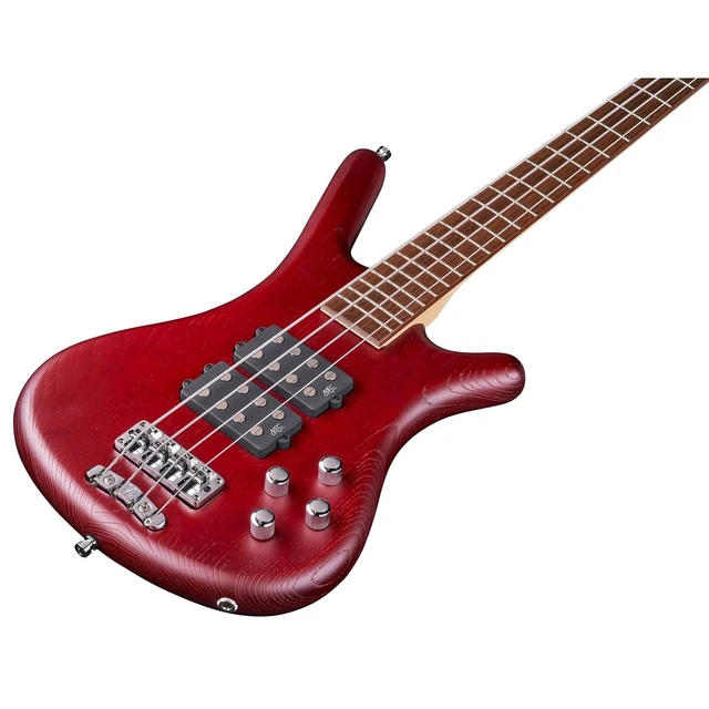 Alt view image 4 of 5 - Warwick Rockbass Corvette $$ - 4 String - Burgundy Red Transparent Satin