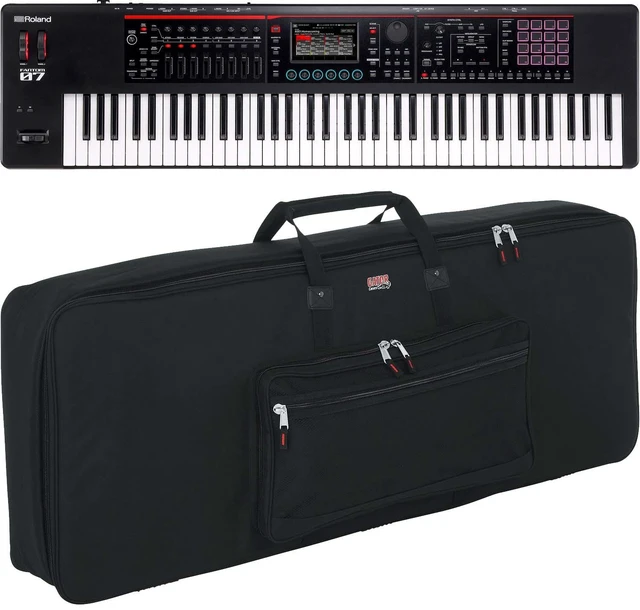 Main image of Roland Fantom-07 76-Key Keyboard, Gator GKB-76 Bag Bundle