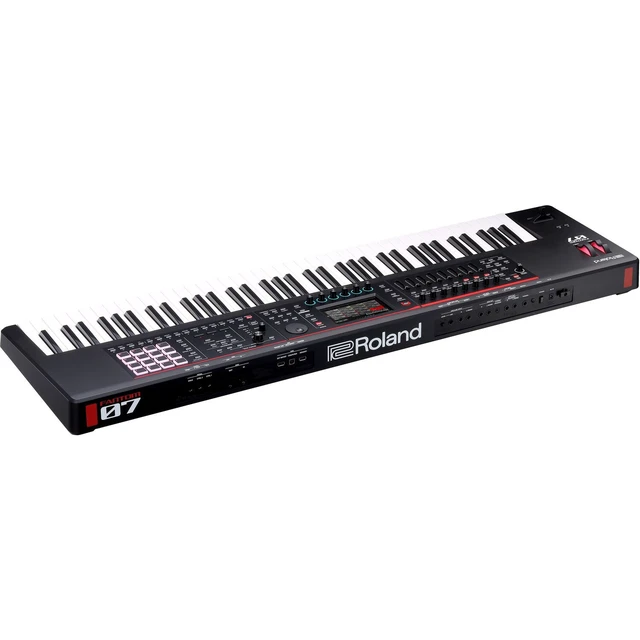 Alt view image 4 of 7 - Roland Fantom-07 76-Key Keyboard, Stand, Bench, Sustain, Expression Pedal, Tascam TH02 Bundle
