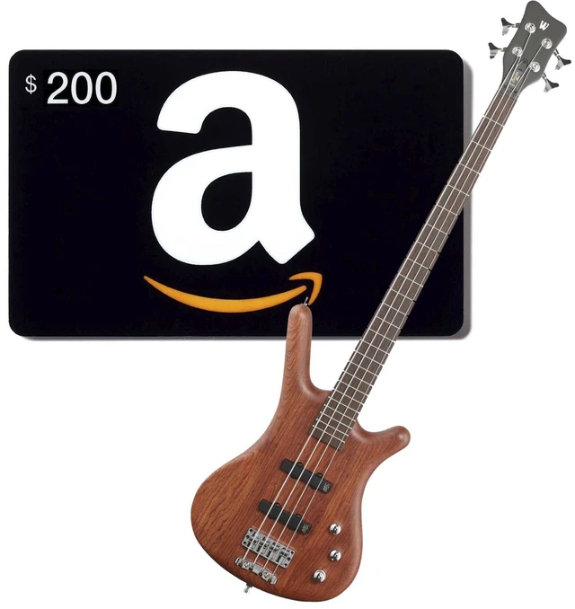 Main image of Warwick Pro Series Corvette Standard 4 String, NTS, Amazon Gift Card $200 Bundle