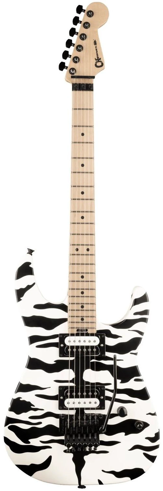Main image of Charvel Satchel Signature Pro-Mod DK22 HH FR M Electric Guitar - White Tiger