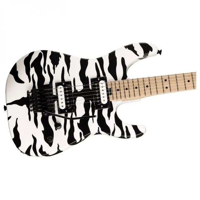 Alt view image 5 of 7 - Charvel Satchel Signature Pro-Mod DK22 HH FR M Electric Guitar - White Tiger