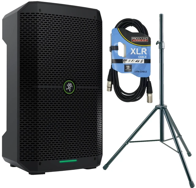 Main image of Mackie Thump Go 8 Battery-Powered Loudspeaker, Speaker Stand, XLR Cable Bundle