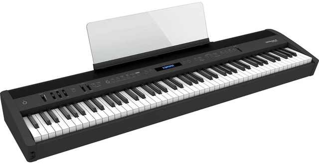 Alt view image 2 of 7 - Roland FP-60X Portable Digital Piano (Black), Sustain Pedal, Nektar NX-P, (2) ErnieBall Cables, Furman SS6B Bundle