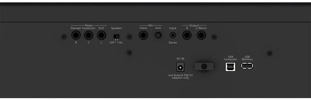 Alt view image 6 of 7 - Roland FP-60X Portable Digital Piano (Black), Sustain Pedal, Nektar NX-P, (2) ErnieBall Cables, Furman SS6B Bundle