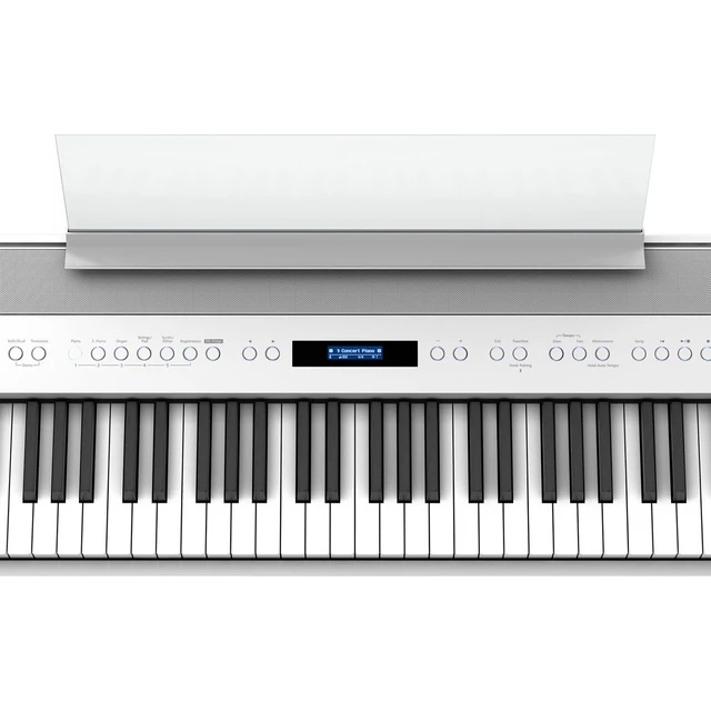 Alt view image 4 of 7 - Roland FP-60X Portable Digital Piano (White), Sustain Pedal, Nektar NX-P, (2) ErnieBall Cables, Furman SS6B Bundle