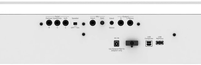 Alt view image 6 of 6 - Roland FP-60X Portable Digital Piano (White)