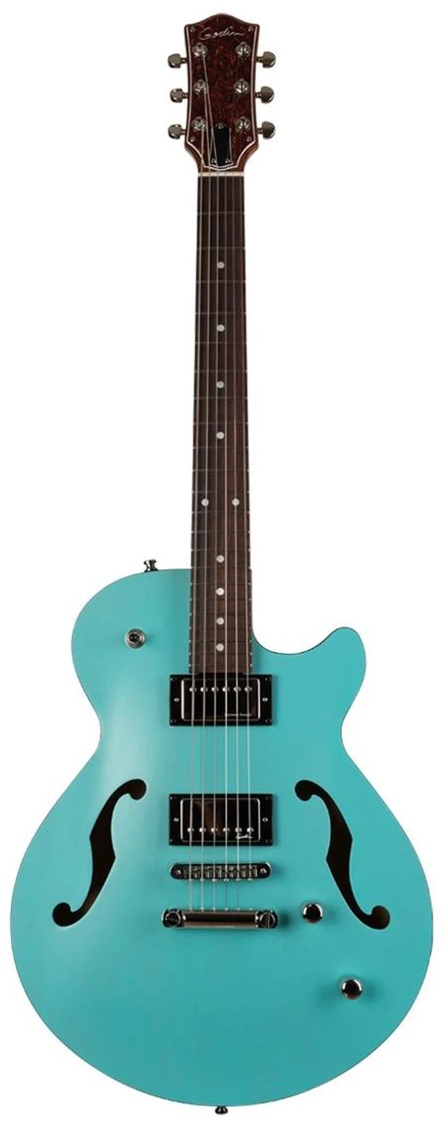 Main image of Godin (050215) Montreal Premiere HT Semi-hollow Electric Guitar - Laguna Blue