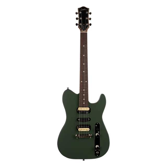 Alt view image 2 of 7 - Godin (050406) Radium Electric Guitar - Matte Green