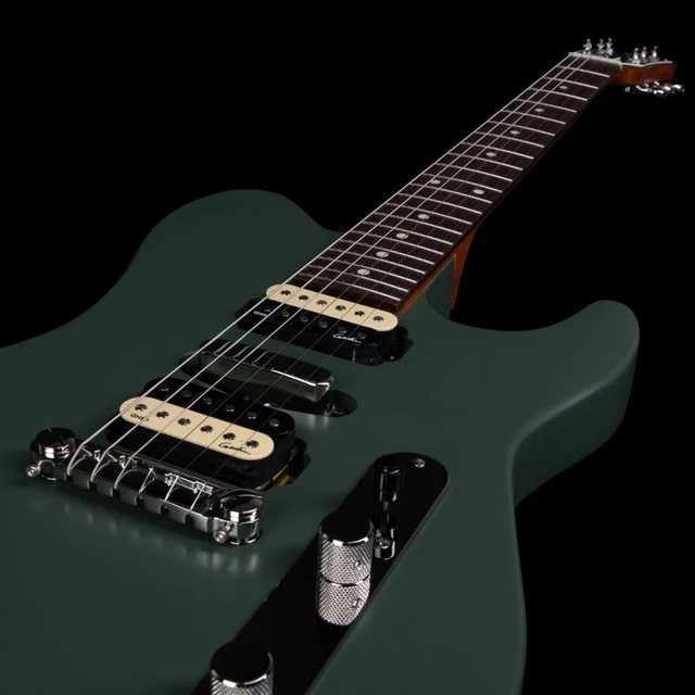 Alt view image 6 of 7 - Godin (050406) Radium Electric Guitar - Matte Green