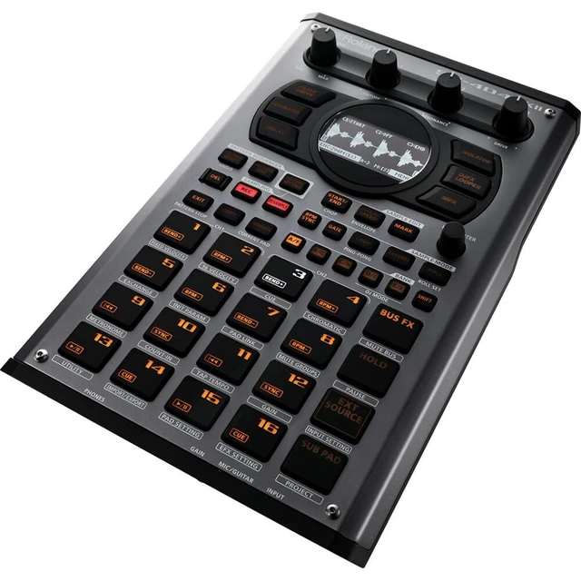 Alt view image 3 of 7 - Roland SP-404MKII Linear Wave Sampler, G-MIXERBAG1515, (2) 1/4 Cables Bundle