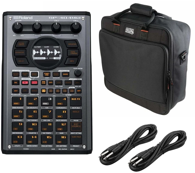 Main image of Roland SP-404MKII Linear Wave Sampler, G-MIXERBAG1515, (2) 1/4 Cables Bundle
