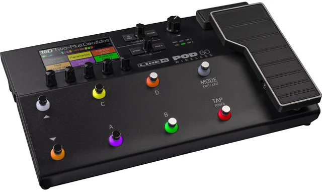 Alt view image 2 of 7 - Line 6 POD Go Wireless Multi-Effects, UL Listed 9V AC/DC Power Adapter, Ernie Ball Cable Bundle