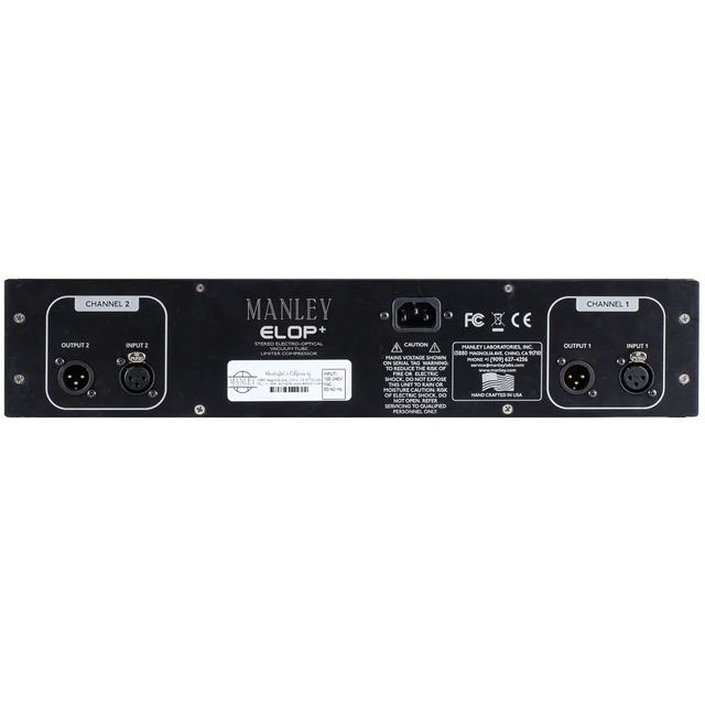 Alt view image 7 of 7 - Manley ELOP+ Vacuum Tube Limiter/Compressor, Auray ERS-12U Rack, (2) ErnieBall 1/4 Bundle