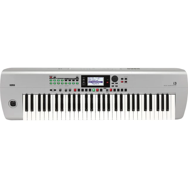 Alt view image 7 of 7 - Korg i3 61-Key Arranger Keyboard (Silver)