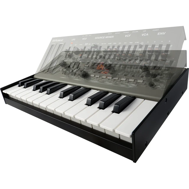 Alt view image 4 of 7 - Roland SH-01A Boutique Series Synthesizer with Sequencer, (2) EnieBall 1/4 cables, (2) Midi Cables Bundle