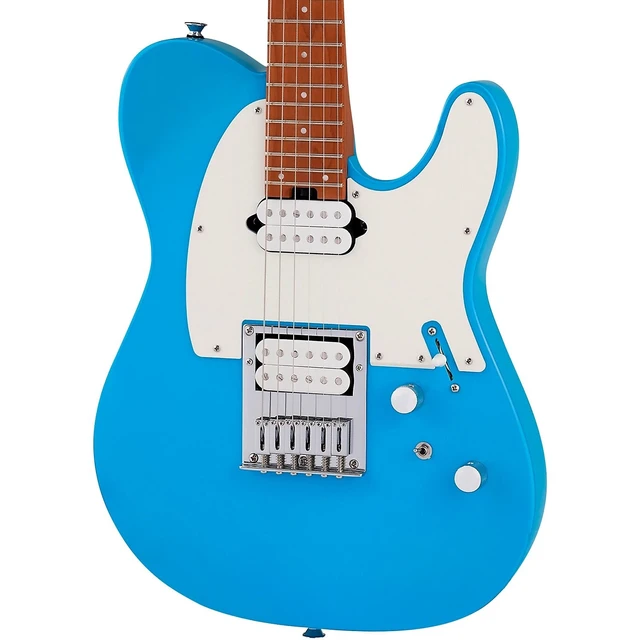 Alt view image 2 of 7 - Charvel Pro-Mod So-Cal Style 2 24 HT HH Robins Egg Blue, Gator GC-ELECTRIC-A Case, ErnieBall Cable Bundle