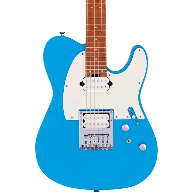 Alt view image 3 of 7 - Charvel Pro-Mod So-Cal Style 2 24 HT HH Robins Egg Blue, Gator GC-ELECTRIC-A Case, ErnieBall Cable Bundle