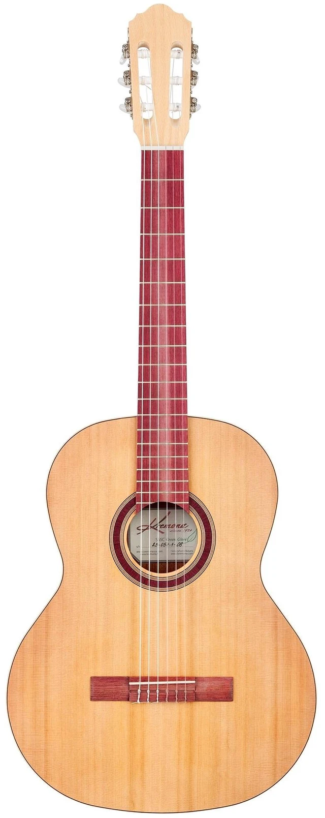 Alt view image 2 of 7 - Kremona S65C GG Classical Guitar, Nylon String with Gig Bag - Natural
