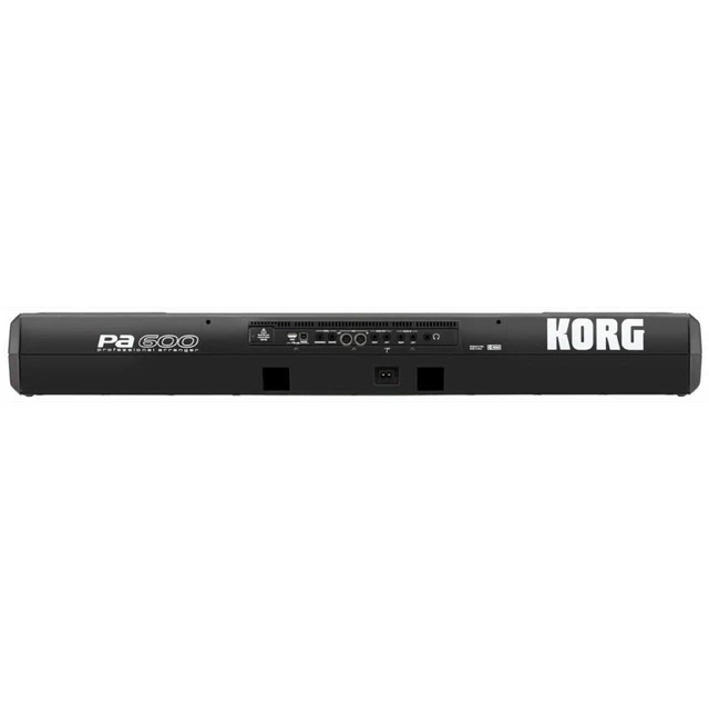 Alt view image 3 of 5 - Korg Pa600 Professional 61-Key Keyboard with Speakers, Gator GKB-61 Bag, (2) 1/4 Cables Bundle
