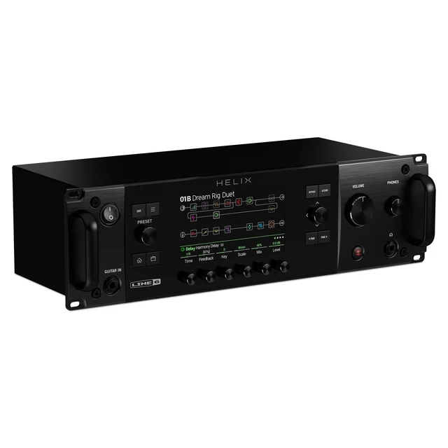 Alt view image 2 of 6 - Line 6 Helix Rack Guitar Multi-effects, (5) ErnieBall Cables, (2) ErnieBall XLR Cables, Ethercon 50FT Bundle